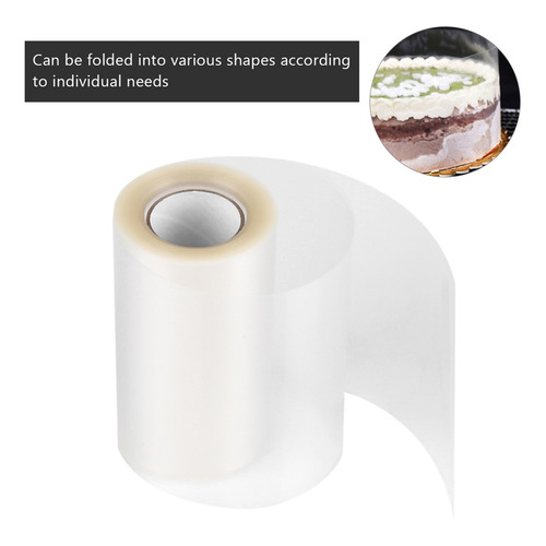 Cinta Adhesiva Transparente Para Envolver Mousse Con Bordes