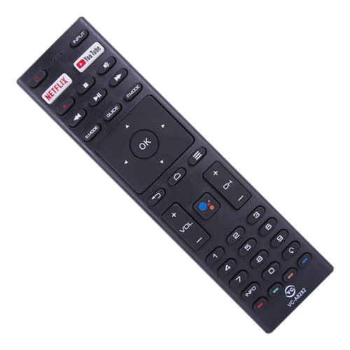 Controle Remoto Tv Jvc Universal Smart 4k Com Botão Netflix