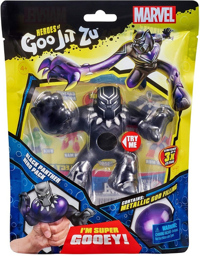 Heroes Of Goo Jit Zu Vibranium Black Panther Marvel Bandai black panther energy blast