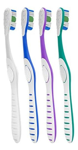 Cepillo De Dientes Para Adultos Colgate 360, Mediano (4 Unid