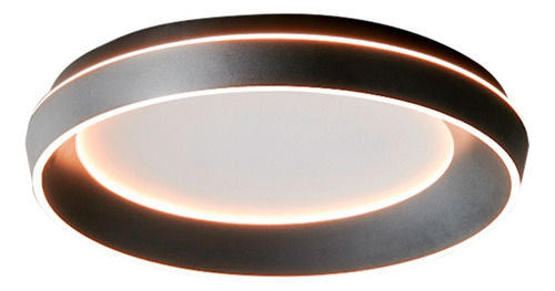 Plafon 60w Led Calida Ø40cm Techo Negro Oslo S Db Ct2