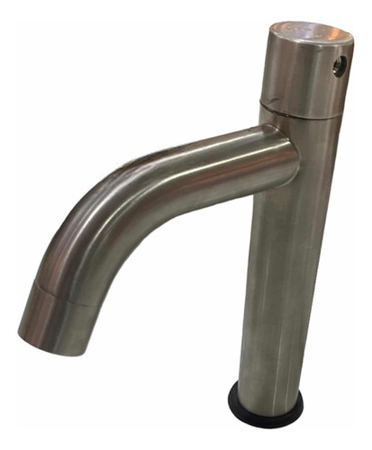 Llave Vanitorio Agua Fría Altura 19cm Acero Inox