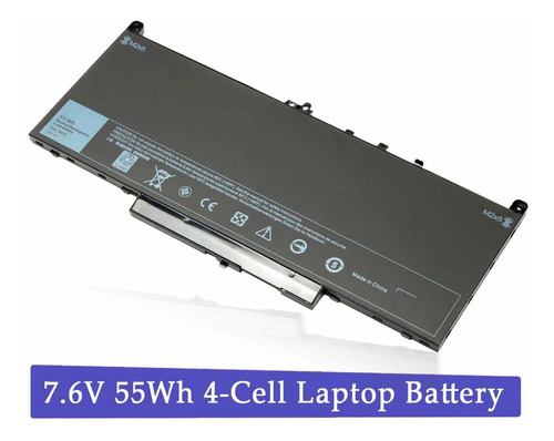 Bateria J60j5 Para Dell Latitude E7270 E7470 Series 451-bbsy 451-bbsx 451-bbsu P/n:wywj2 Mc34y 0mc34y 1w2y2 242wd 7.6v