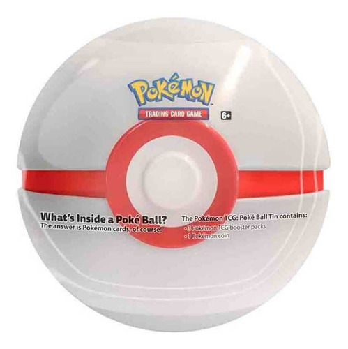 Pokémon Pokeball Tin Blanca