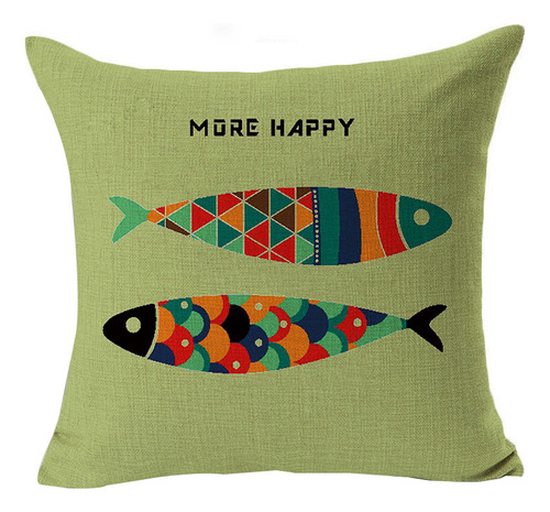 Funda De Almohada De Pescado 4pcs, Funda De Cojín