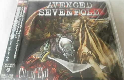 Cd Avenged Sevenfold - City Of Evil 1era Ed. Japonesa Heavy (Usado)