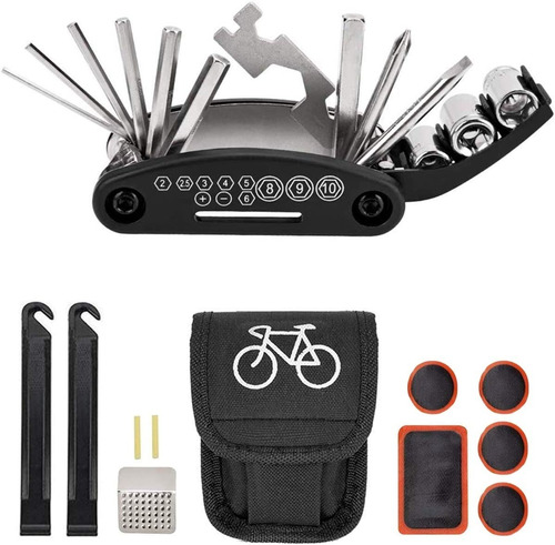 Kit De Herramientas 11 Funciones Reparación De Bicicletas