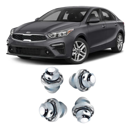 Tuercas Seguridad Kia Forte Sedan Ex - Garantia Antirrobo