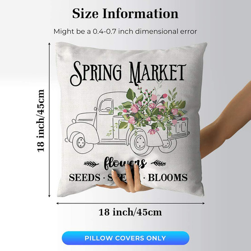 - Set De 4 Fundas Decorativas Spring Covers, Modelo F 7003,