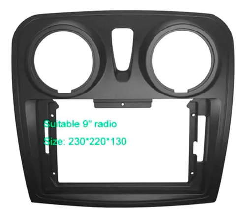 Bisel Renault Symbol Sandero 14 -17 + Ramal + Canbus Radio 9