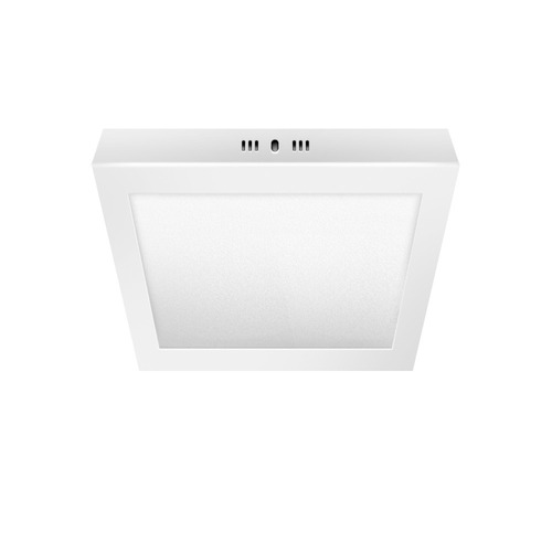 Panel Plafon Cuadrado Led 12w Aplicar Luz Fria Macroled