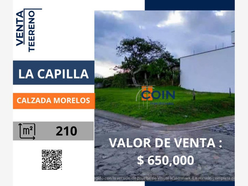 Terreno En Venta Calzada Moreles