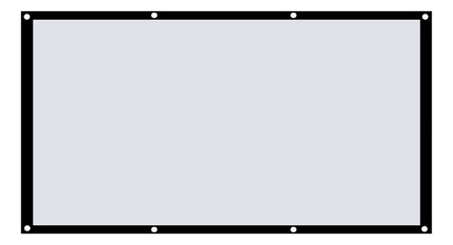 Gran Pantalla Proyeccion Para Hogar Diseño Plegable 16:9 Al