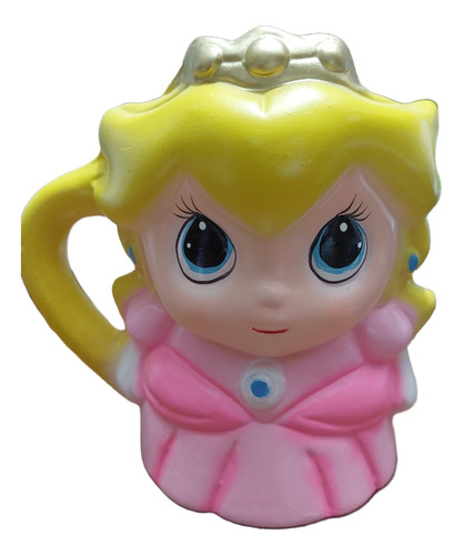 Taza Con Forma De Princesa Peach, Mario Bros Para Niñas