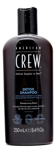 Shampoo Detox American Crew Limpieza Exfoliante 250ml