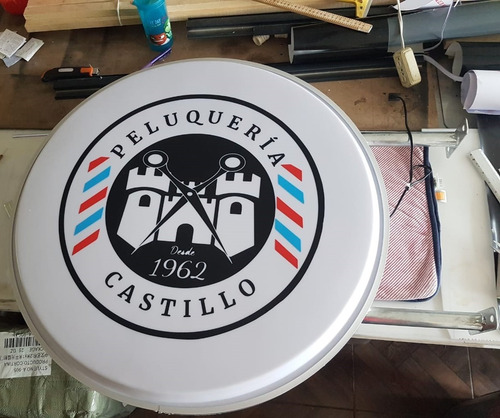 Letrero Luminoso Redondo Personalizado 80cm