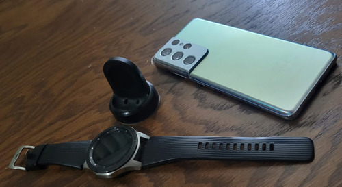 Samsung Galaxy S21 Ultra 5g 5g 128 Gb Phantom Silver 12 Gb Ram Con Smartwatch (Usado)