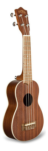 Lanikai Ukelele Soprano Acústico Caoba Con Funda Color Marrón