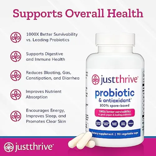 Suplemento Probiótico Y Antioxidante Just Thrive -