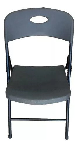 Cadeira Dobrável Maxchief Assento Plástico Até 203 Kg Preta.