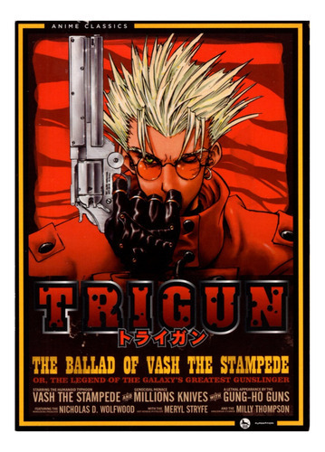 Trigun 1998 The Ballad Of Vash The Stampede Anime Serie Dvd