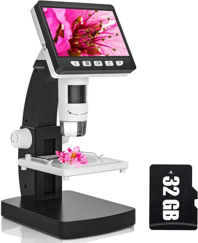 Digital Microscope 4.3 Inch Coin Microscope 50x-1000xusb Led