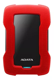 Disco duro externo Adata AHD330-1TU31 1TB rojo