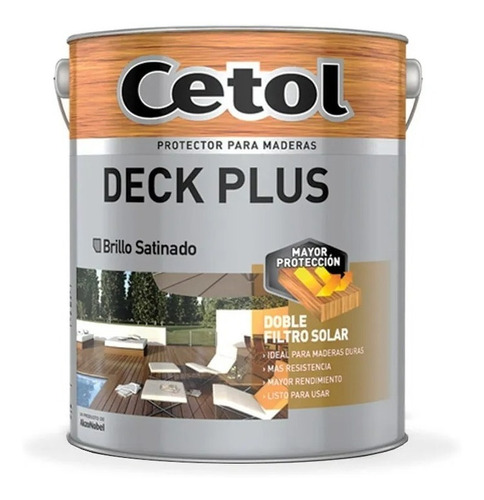 Cetol Deck Plus Exterior X4l  Pintureria Don Luis Mdp