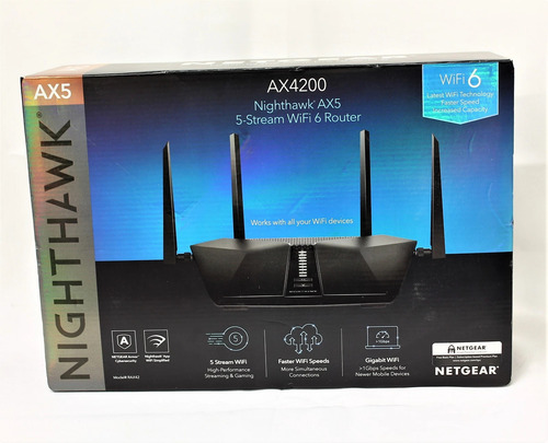 Netgear Nighthawk Router Wifi 6 (rax43) Ax4200 Ax5 (usado) (Usado)