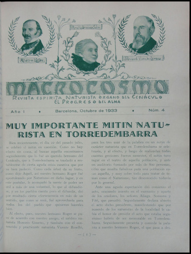 Imagen 2 de 4 de Revistas Antigua Naturista (encuadernada). 39078