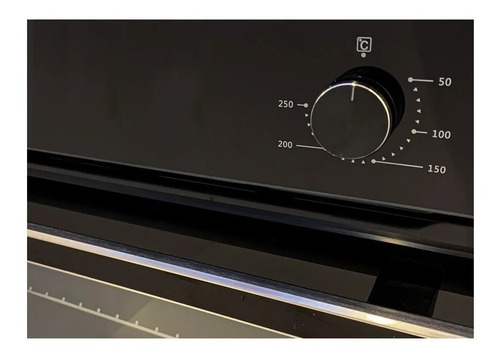 Imagen 2 de 2 de Horno empotrable eléctrico Morelli Fiato negro 220V