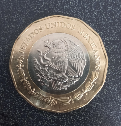 Moneda 20 Pesos Tenochtitlan