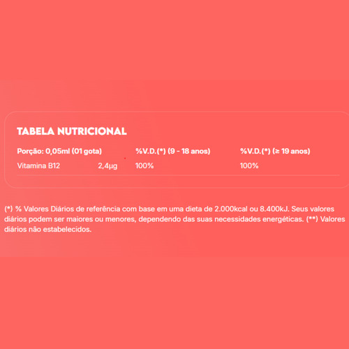 Vitamina B12 Líquido Alta Absorção True Source