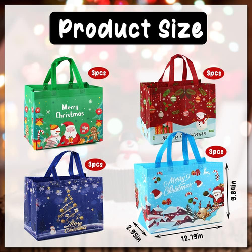 Bolsas De Regalo Grandes De Navidad Para Mujeres, Bolsa De S
