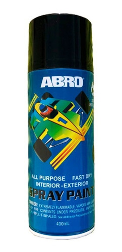 Pinturas En Aerosol Distintos Tipos De Negro X 400ml Abro