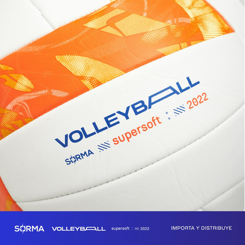 Imagen 5 de 9 de Pelota De Voley Tricolor Apto Profesional Pvc Super Soft