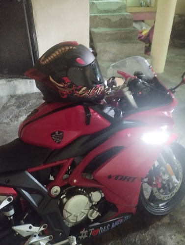 Vortex300r Roja-negro Está Al No Debe Ni Le Duele Nada