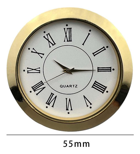 Para 2 Reloj En Miniatura Con Inserción De Reloj Dorado