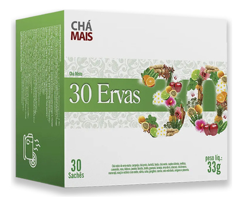 Kit 3 Chá Misto 30 Ervas Flores E Frutas Chá Mais 30 Sachês