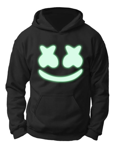 Sudadera Marshmello Brilla En La Obscuridad Unisex Hoodie