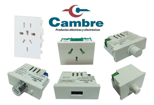 Imagen 4 de 6 de Modulo Punto Tecla Simple Cambre Siglo Xxi Cod 6900