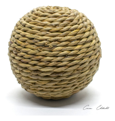 Esfera Decorativa De Fibras Naturales | 10 Cm