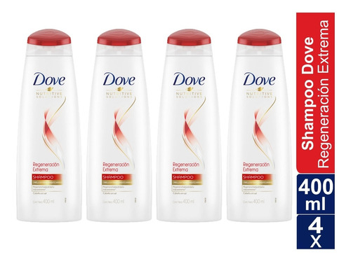 Dove Shampoo Regeneración Extrema 400ml