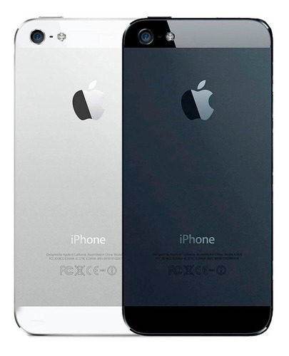 Apple Tapa Trasera iPhone 5 - 5s Negro - Plata - Blanco