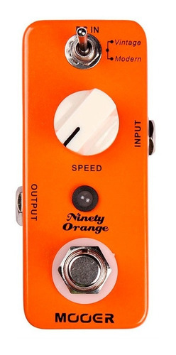 Pedal Mooer P/ Guitarra Analog Phaser Ninety Orange Mnoap