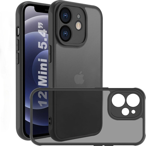 .funda For iPhone 12 Mini Case Matte Uso Rudo Carcasa