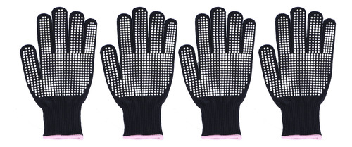 Pink Heat Resistant Gloves 4pcs High Temperature Anti