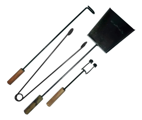 Set Parrillero Kit Asador Juego Parrilla Regalo Dia Del Papa