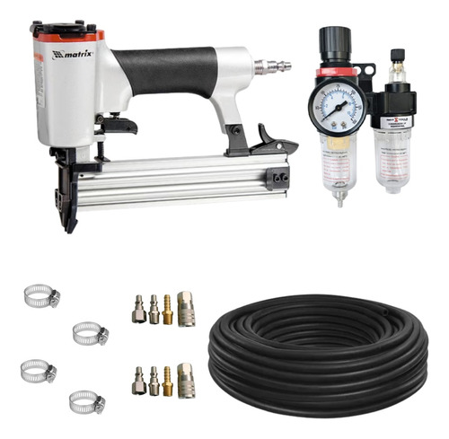 Pinador Pneumatico Com Kit Completo Para Compressor De Ar