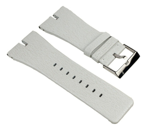 Correa Para Reloj Festina De Cuero Blanco 33mm Para F16361/1